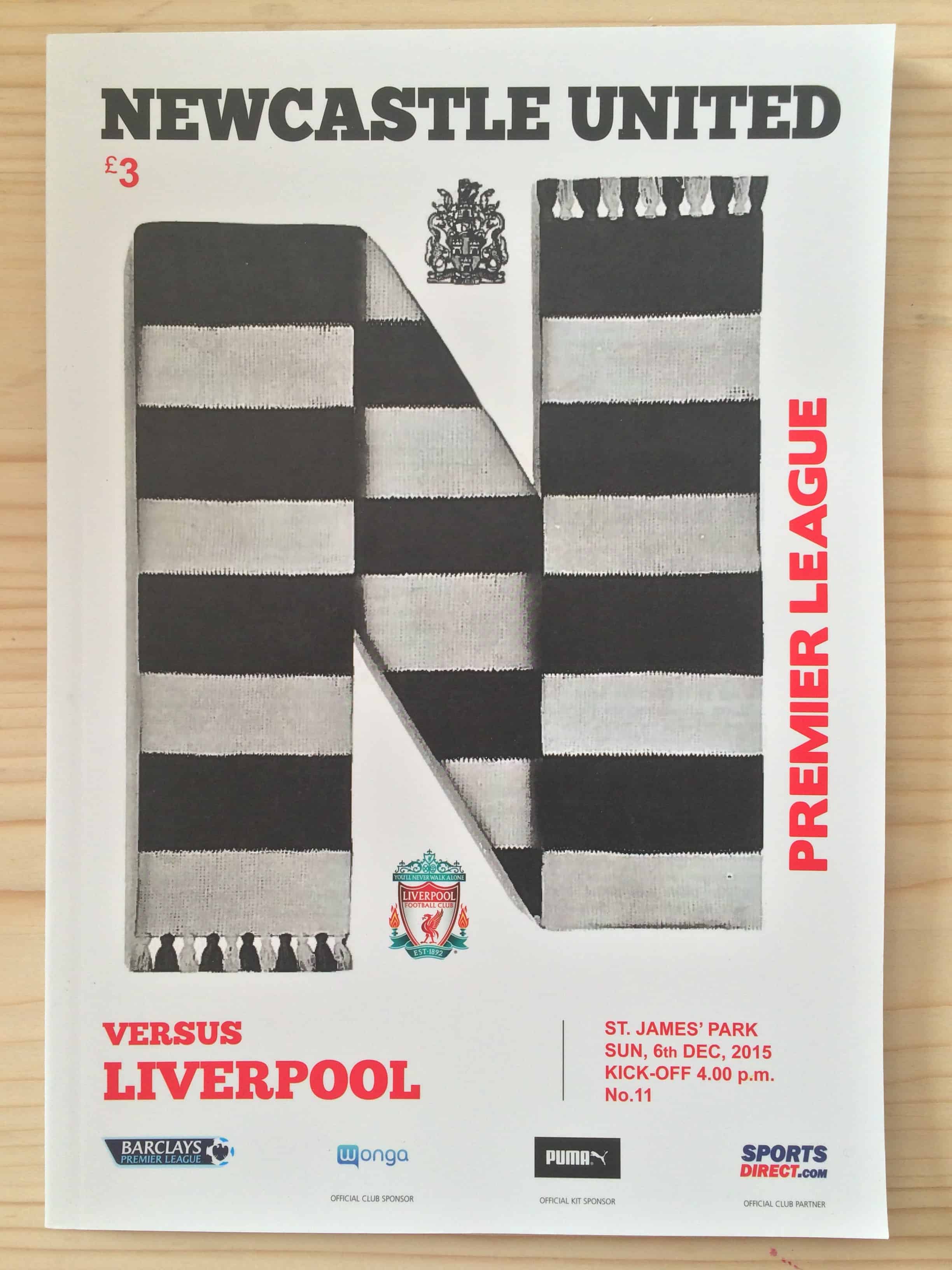 Newcastle United FC v Liverpool FC